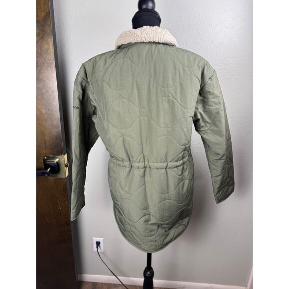 Columbia Women's Birchwood Quilted Jacket NWT GREEN SIZE XL - Picture 6 of 11